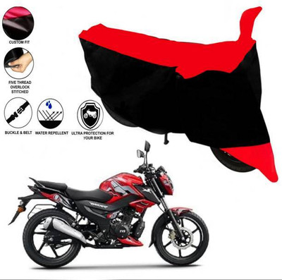 RAAMKM Waterproof Two Wheeler Cover for TVS(Raider, Red)