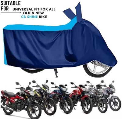 MADAFIYA Waterproof Two Wheeler Cover for Honda, Universal For Bike(CB Shine, Multicolor)