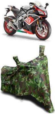 ATBROTHERS Waterproof Two Wheeler Cover for Aprilia(RSV4, Multicolor, Green)