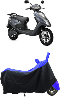 Coxtor Waterproof Two Wheeler Cover for Ampere(V 48 BS6, Blue)