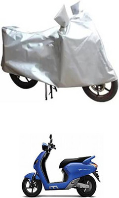 THE REAL ARV Waterproof Two Wheeler Cover for Universal For Bike(Silver)