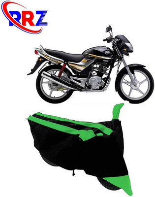 RRZ Waterproof Two Wheeler Cover for Yamaha(Libero, Black, Green)