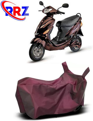 RRZ Waterproof Two Wheeler Cover for Hero(Electric Wave Dx, Maroon)