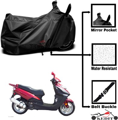 KEDIT Two Wheeler Cover for Universal For Bike(Flyte, Black)