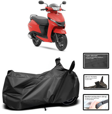 WMIZEXA Two Wheeler Cover for Universal For Bike(Jupiter, Black)