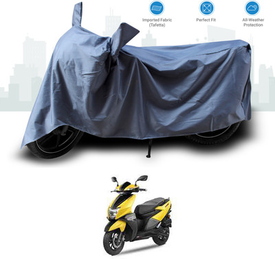 GOSHIV-car and bike accessories Two Wheeler Cover for TVS(Scooty, Grey)