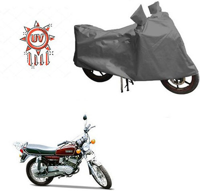 DeepShakshi AUTOMOTIVE Waterproof Two Wheeler Cover for Yamaha(RX 100, Grey)