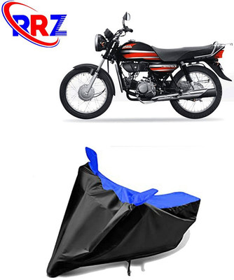 RRZ Waterproof Two Wheeler Cover for Honda(CD Dawn, Black, Blue)