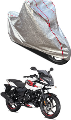 AutoGalaxy Waterproof Two Wheeler Cover for Bajaj(Pulsar 220F, Silver)