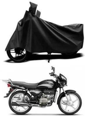 Tritika Waterproof Two Wheeler Cover for Hero(Super Splendor, Black)