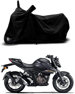 AASHTIK MART Two Wheeler Cover for Suzuki(Gixxer SF, Black)