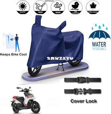 smwzxyu Waterproof Two Wheeler Cover for Suzuki(Grey, Blue)