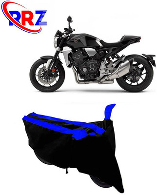 RRZ Waterproof Two Wheeler Cover for Honda(CB 1000R, Black, Blue)