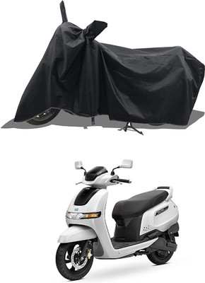 AASHTIK MART Two Wheeler Cover for TVS(iQube Electric, Black)