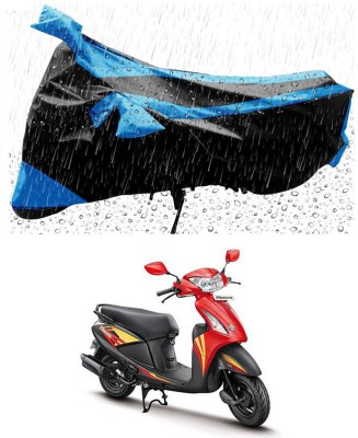 Genipap Two Wheeler Cover for Hero(Pleasure, Blue, Black)