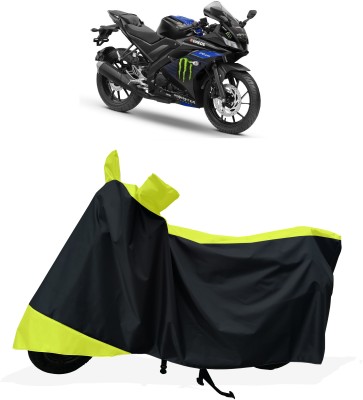 Tricway Two Wheeler Cover for Yamaha(YZF R15 V3 Moto GP Edition BS6, Yellow)