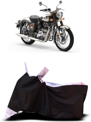VESMEI Two Wheeler Cover for Royal Enfield(Standardv BS6, White)