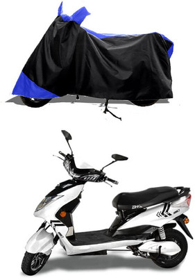 GROFATIK Two Wheeler Cover for Kinetic(Zing, Blue)
