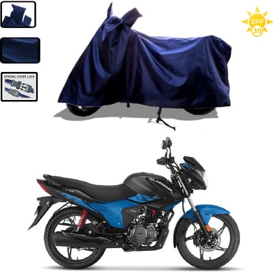 WMIZEXA Waterproof Two Wheeler Cover for Universal For Bike(Glamour i3s BS6, Blue)