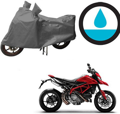 DeepShakshi AUTOMOTIVE Waterproof Two Wheeler Cover for Ducati(Hyperstrada, Grey)