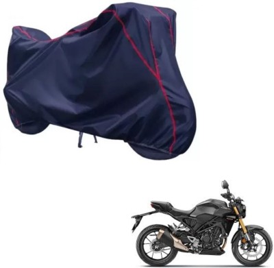 Car Life Two Wheeler Cover for Honda(CB300R, Blue, Red)