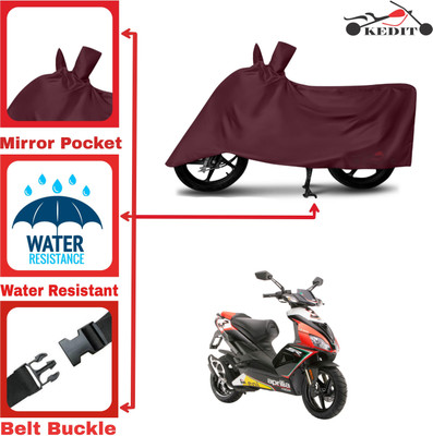 KEDIT Two Wheeler Cover for Aprilia(Storm 125, Maroon)