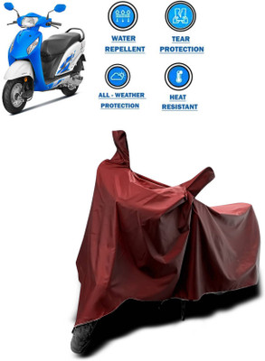 KEDIT Two Wheeler Cover for Honda(Activa i, Maroon)