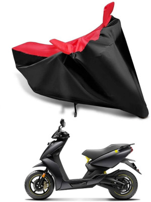KEDIT Two Wheeler Cover for Ather(450 X, Red, Black)