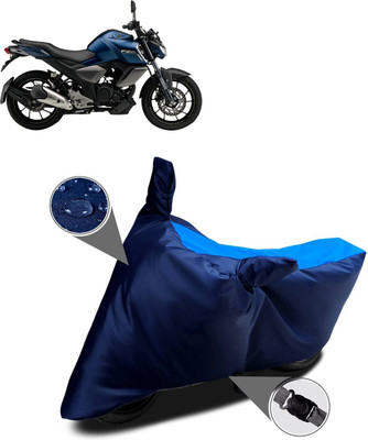 AutoGalaxy Waterproof Two Wheeler Cover for Yamaha(FZ-Fi Version 3.0, Blue)