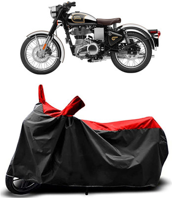 Fastak Two Wheeler Cover for Royal Enfield(Classic Squadron BS6, Red)