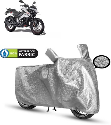 AutoGalaxy Waterproof Two Wheeler Cover for Bajaj(Pulsar NS 160, Silver)