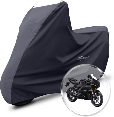 Neodrift Two Wheeler Cover for Yamaha(YZF R15, Grey, Black)