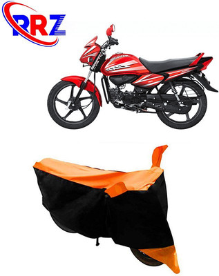 RRZ Waterproof Two Wheeler Cover for Hero(Splendor NXG, Black, Orange)