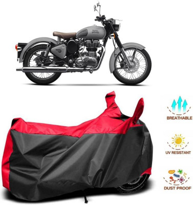 smwzxyu Waterproof Two Wheeler Cover for Royal Enfield(Red)