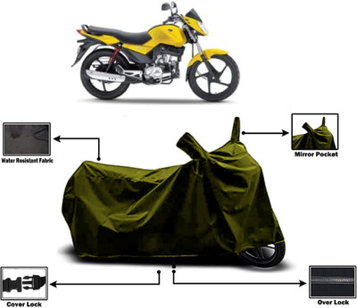 Amexride Two Wheeler Cover for Mahindra(Stallio, Green)