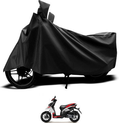 GOSHIV-car and bike accessories Waterproof Two Wheeler Cover for Aprilia(SR 125, Black)
