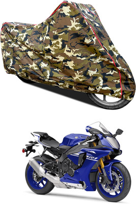 GOSHIV-car and bike accessories Waterproof Two Wheeler Cover for Yamaha(YZF-R1, Yellow)