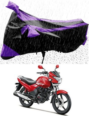 Mdstar Waterproof Two Wheeler Cover for Hero(Achiever, Purple, Black)