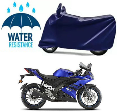 Furious3D Two Wheeler Cover for Yamaha(YZF R15 V3, Blue)