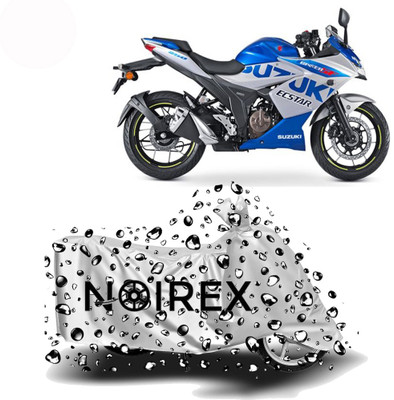 NOIREX Two Wheeler Cover for Suzuki(Gixxer SF 250, Silver)