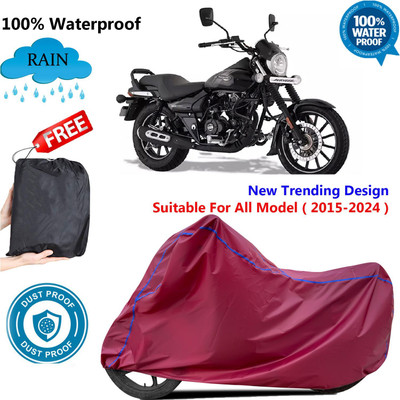 AUTOCAD Waterproof Two Wheeler Cover for Bajaj(Avenger 160 Street, Maroon)