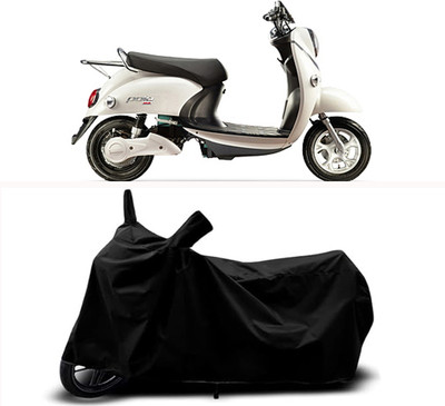 RABABLI Waterproof Two Wheeler Cover for Evolet(Derby, Black)