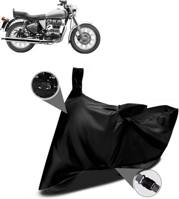 PAGORA Waterproof Two Wheeler Cover for Royal Enfield(Electra 4S, Black)