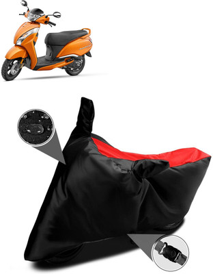 CODOKI Waterproof Two Wheeler Cover for TVS(Jupiter 125, Red)