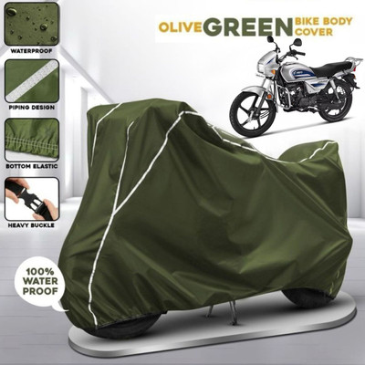 Shiv Kanha Waterproof Two Wheeler Cover for Hero(Splendor I Smart, Green)