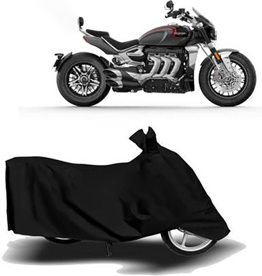 Matchup Waterproof Two Wheeler Cover for Triumph(Rocket III, Black)