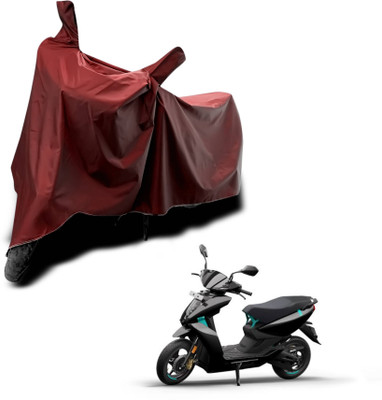 KEDIT Two Wheeler Cover for Ather(450, Maroon)