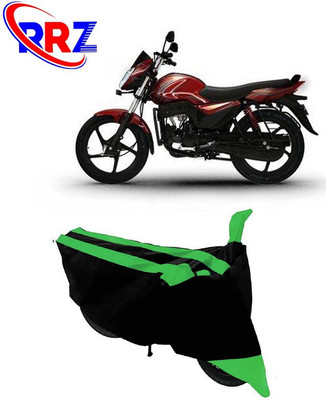 RRZ Waterproof Two Wheeler Cover for Mahindra(Mojo UT 300, Black, Green)