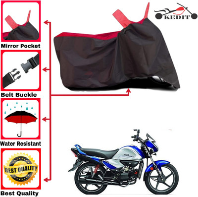 AASHTIK MART Two Wheeler Cover for Hero(Splendor I Smart, Red, Black)