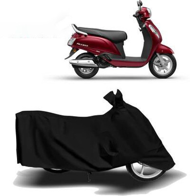 MMSSTAR Waterproof Two Wheeler Cover for Suzuki(Access, Black)